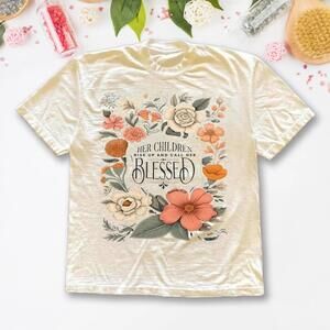 Christian Mom Called Her Blessed Shirt, Her Children Rise Up Tee, Bible